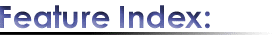 Feature Index: