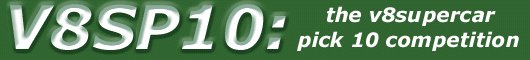 V8 Supercar Pick 10 Competition